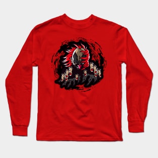 CREEPY CLOWN DARK HORROR Long Sleeve T-Shirt